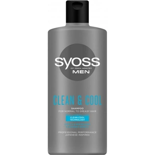 Шампунь Syoss Men Clean & Cool з Ментолом 440 мл (9000101277197) зображення 1