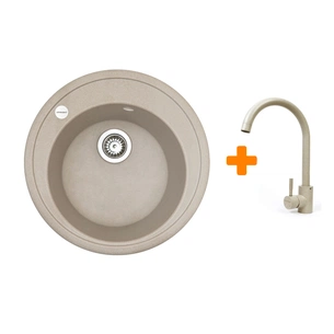Мийка кухонна Adamant Sun Avena + змішувач (4824296910106) зображення 1