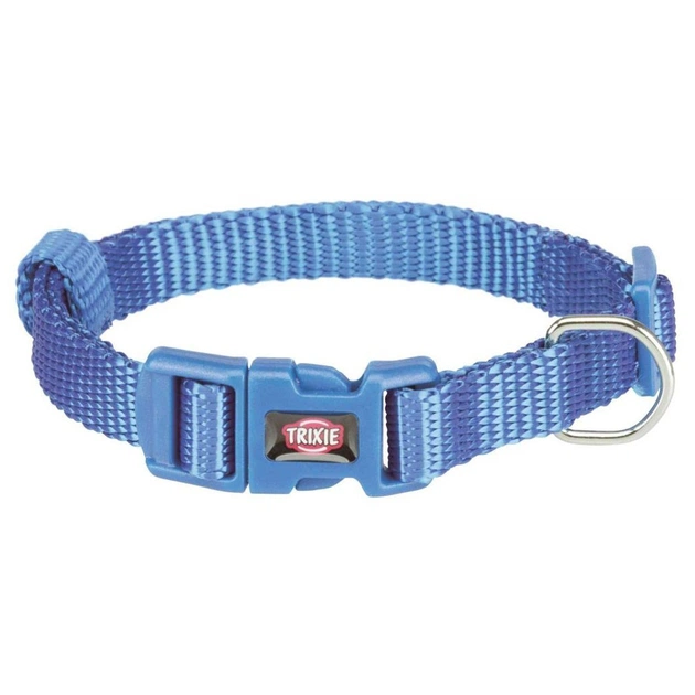 Ошейник для животных Trixie Premium нейлон XS–S: 22–35 см/10 мм синий (4011905201429) - изображение 1