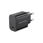 Зарядное устройство Vention 1xUSB-C PD30W + cable USB-C to USB-C black (G18B0-EU) - уменьшенное изображение 2