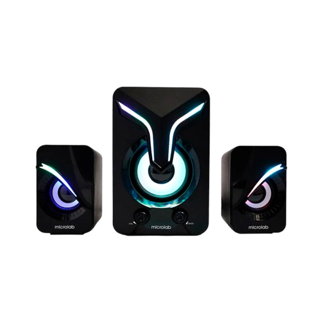 Акустическая система Microlab U-270 LED USB Black (U-270) - изображение 1