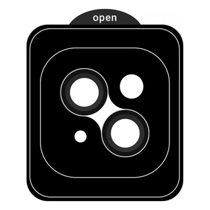 Скло захисне Armorstandart for Camera Pro Apple iPhone 15 / 15 Plus Black (ARM71114) зображення 1