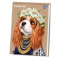 Альбом для малювання Yes А4 40арк/100 клеєний білила Spaniel крафт (130549) - зменшене зображення 1