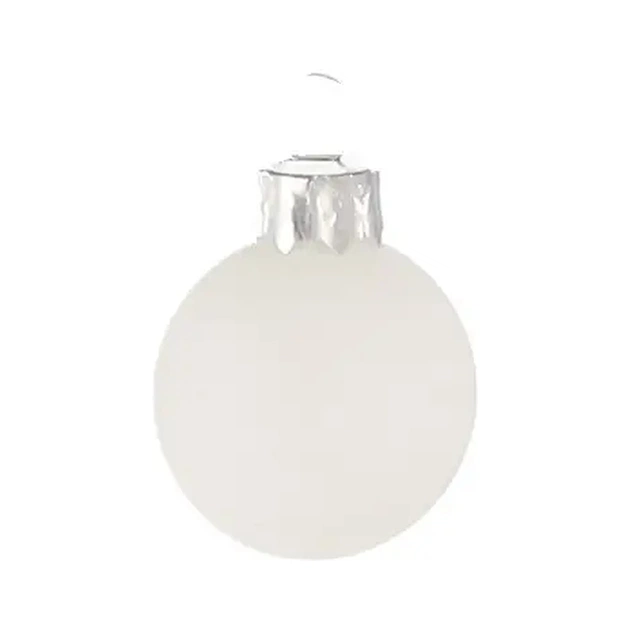 Ялинкова іграшка Chomik скляні кульки 11 шт, 3 см, колір мікс срібний, білий (5900779882195) - picture 5
