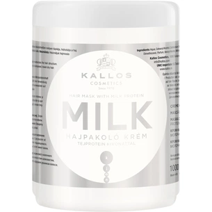 Маска для волосся Kallos Cosmetics Milk з молочним протеїном 1000 мл (5998889511395) зображення 1
