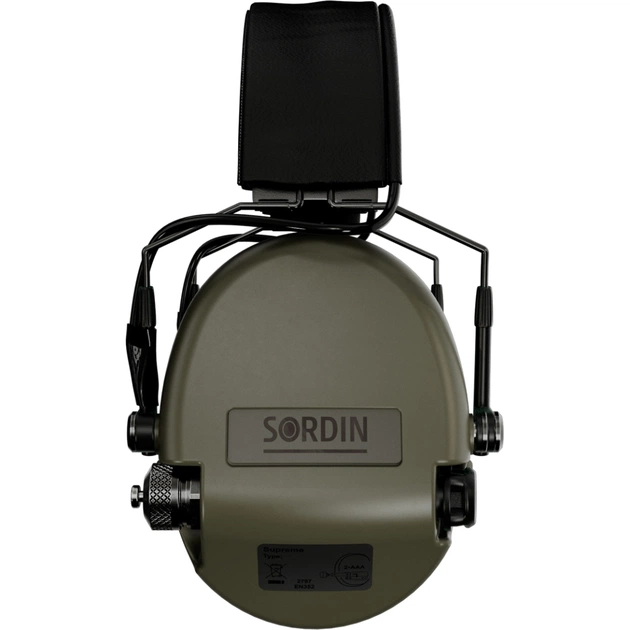 Тактичні навушники Sordin Supreme MIL AUX Slim з верхнім тримачем (74308-06-S) - picture 5