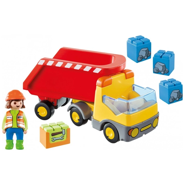 Конструктор Playmobil 1.2.3 Самоскид (70126) - изображение 1