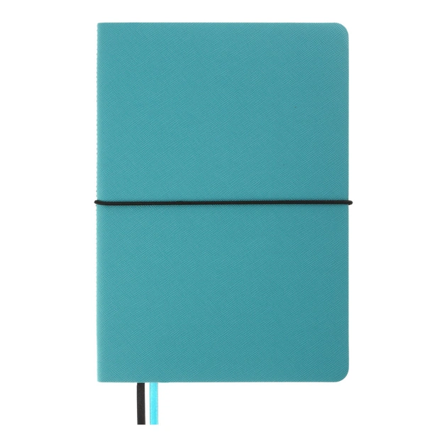 Книга записна Buromax Unique 96 аркушів А5 у клітинку бірюзовий (BM.295107-06) - зображення 1