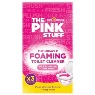 Засіб для чищення унітазу The Pink Stuff Пінний порошок 3 х 100 г (5060033821664) зображення 1