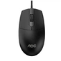 Мишка AOC MS100B USB Black (MS100B/LA) - зменшене зображення 1
