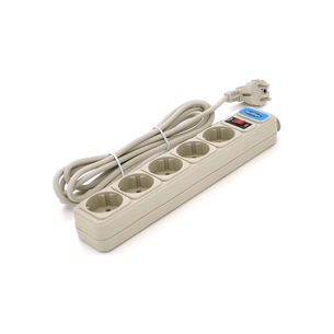 Мережевий подовжувач SVІTTEX YT-SV-001, 5 роз, 1.8м (YT-SV-001) зображення 1