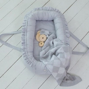 Кокон для новонароджених Верес Кокон-переноска Macaroon Earl grey (450.22) зображення 1