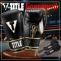 Боксерські рукавички Title Boxeo Mexican Leather Quatro Black/White 12 oz (BATGE4 12 oz BK/WH) - зменшене зображення 2