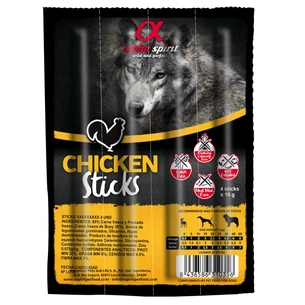 Ласощі для собак Alpha Spirit DOG Sticks Chicken напіввологі з курки, палички 40 г (8437013576895) зображення 1