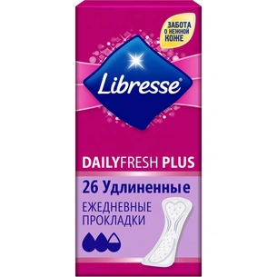 Щоденні прокладки Libresse Daily Fresh Normal, 26 шт (7322540891249) зображення 1