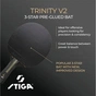 Ракетка для настільного тенісу Stiga Ракетка для настільного тенісу Stiga Trinity 3 Star ver.2 FL (1213-1208-3 (931706) - уменьшенное изображение 10