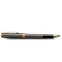 Ручка пір'яна Parker SONNET 17 Grey Lacquer GT  FP F (86 415) - зменшене зображення 4