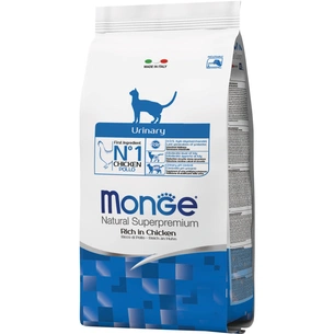 Сухий корм для кішок Monge Cat Urinary зі смаком курки і рису 400 г (8009470011907) зображення 1
