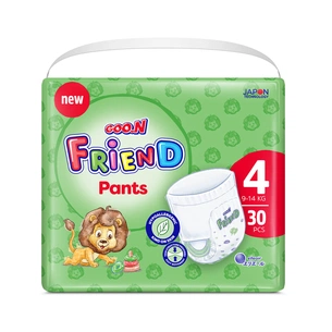 Підгузки GOO.N Friend Розмір 4 (9-14 кг) 30 шт (8697404380610) (F1010117-001) зображення 1