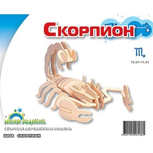 Збірна модель Мир деревянных игрушек Скорпіон (З008) зображення 1