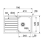 Мийка кухонна Franke Spark SKL 611-79/ 101.0598.809 (101.0598.809) - зменшене зображення 4