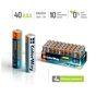 Батарейка ColorWay AAA LR6 Alkaline Power (лужні) * 40 colour box (CW-BALR03-40CB) - зменшене зображення 2