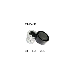 Ролик натягувача ременя SKF VKM 36146 зображення 1