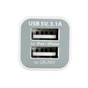 Зарядний пристрій PowerPlant 2*USB, 3.1A (DV00DV5036) - зменшене зображення 2