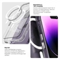 Чохол до мобільного телефона Armorstandart Clear Magsafe Apple iPhone 16e Transparent (ARM83849) - зменшене зображення 4