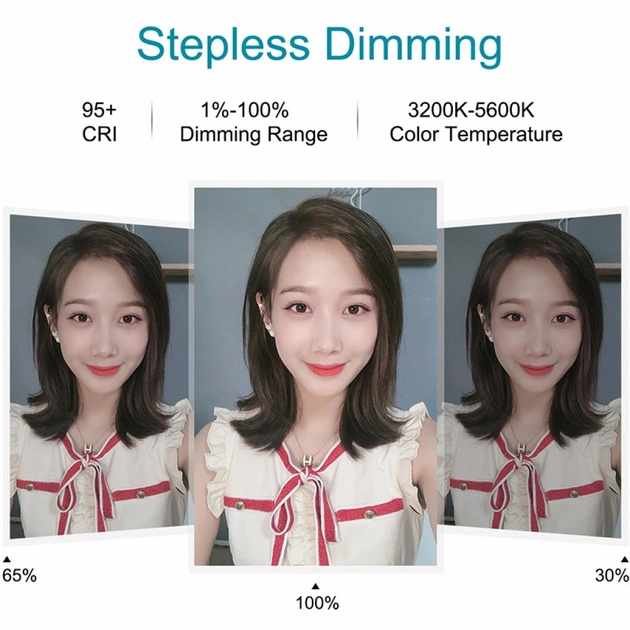 Набір блогера Puluz Ring USB LED lamp PKT3058B 4.7" + tripod 12 см (PKT3058B) - picture 5