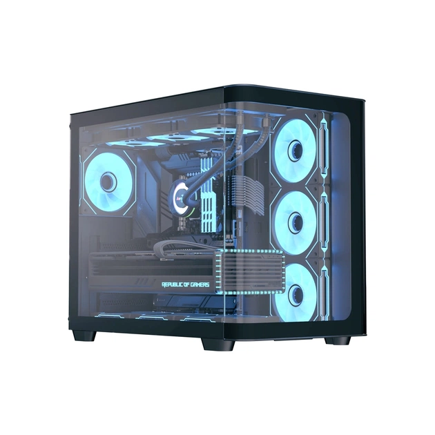 Корпус для ПК AeroCool P500C-G-BK-v1 Black (ACCM-PN01043.11) - зображення 1