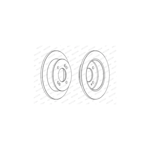 Гальмівний диск FERODO DDF2655C зображення 1