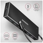 Концентратор AXAGON USB-C to 7xUSB 3.0 black (HUE-F7C) - зменшене зображення 2