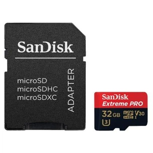 Карта пам'яті SanDisk 32GB miсroSDHC class 10 UHS-I U3 (SDSQXXG-032G-GN6MA) зображення 1