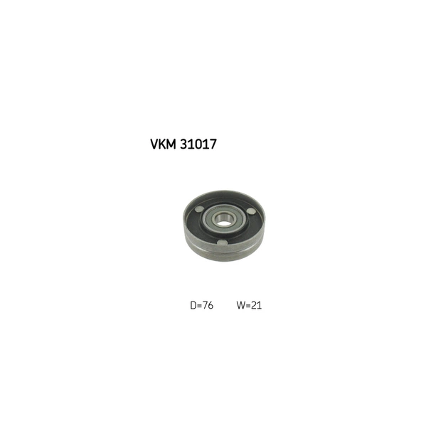 Ролик натягувача ременя SKF VKM 31017 - зображення 1