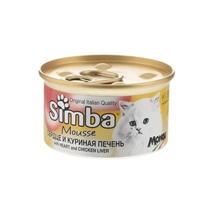 Консерви для котів Simba Cat Wet курячі сердечка та лівер 85 г (8009470009461) зображення 1