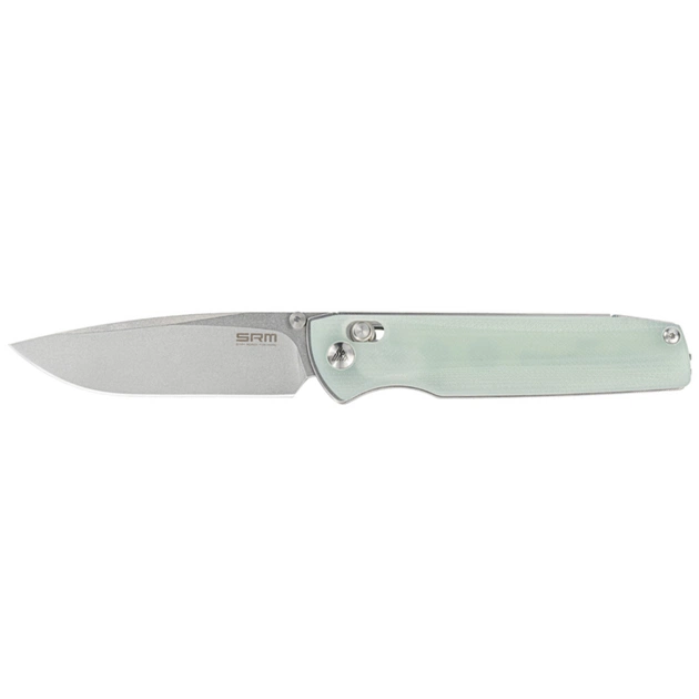 Ніж SRM Terrier D2, Natural G10, Stonewash (258L-GC) - зображення 1