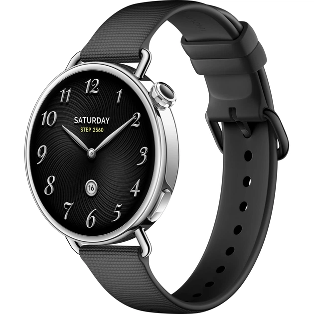 Смарт-годинник Xiaomi Watch S4 41mm Fluororubber Strap Чорний BHR07VRGL (1168292) - зображення 1