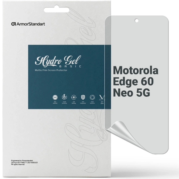 Плівка захисна Armorstandart hydrogel Matte Motorola Edge 60 Neo 5G (ARM89995) - зображення 1