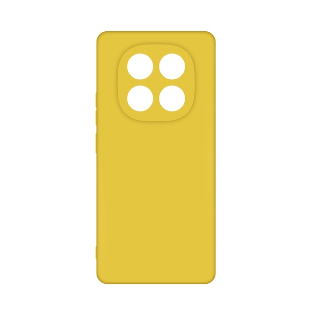 Чохол до мобільного телефона ACCLAB Silicone Xiaomi Redmi Note 14 Pro Plus Yellow (1283126617232) - зображення 1