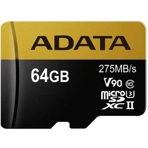 Карта пам'яті ADATA 64GB microSD class 10 UHS-II U3 (AUSDX64GUII3CL10-C) зображення 1