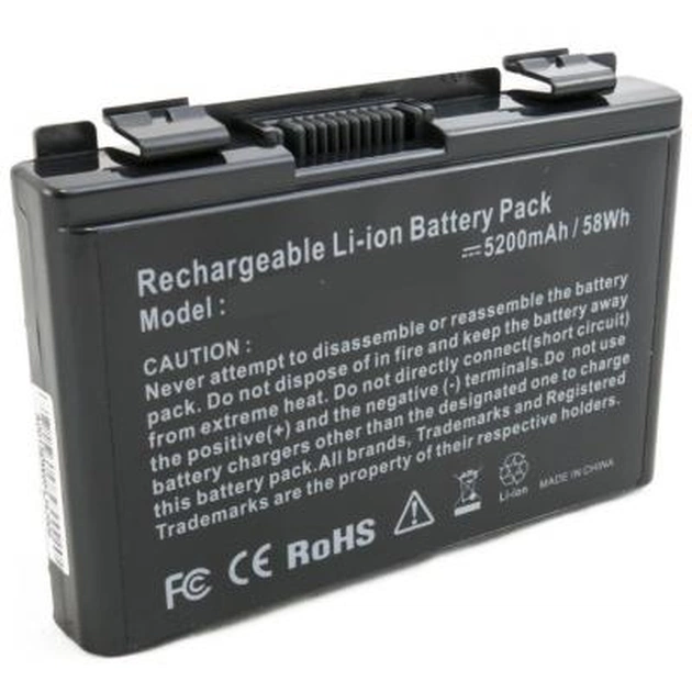 Акумулятор до ноутбука Grand-X Asus K50 10,8V 5200mAh (A32-F82-5200) - зображення 1