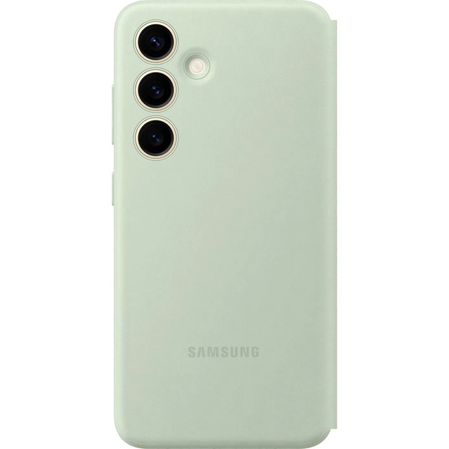 Чехол для мобильного телефона Samsung Galaxy S24 (S921) Smart View Wallet Case Lime (EF-ZS921CGEGWW) - изображение 1