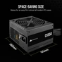 Блок живлення Corsair 550W CX550 (CP-9020277-EU) - зменшене зображення 9
