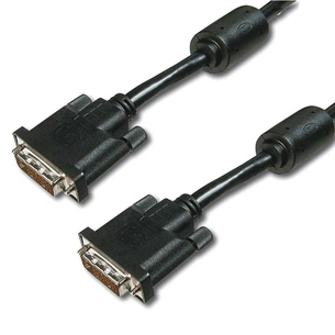 Кабель мультимедійний DVI to DVI 24+1pin, 5.0m Digitus (AK-320101-050-S) зображення 1