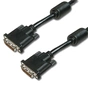 Кабель мультимедійний DVI to DVI 24+1pin, 5.0m Digitus (AK-320101-050-S) - зменшене зображення 1