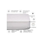Наматрацник MirSon № 967 Natural Line Стандарт Cotton Aloe Vera 160x190 см (2200000838599) - зменшене зображення 3