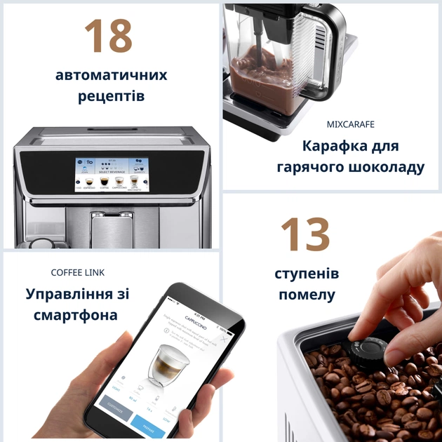 Кавомашина DeLonghi ECAM 650.85 MS (ECAM650.85MS) - зображення 3