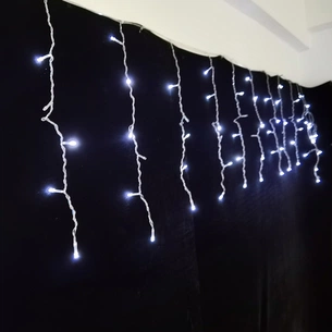 Гірлянда Novogod`ko бахрома 83 LED, холодний білий, 3*0,6 м, мерехтіння (973779) зображення 1