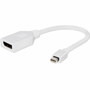 Перехідник mini DisplayPort to DisplayPort Cablexpert (A-mDPM-DPF-001-W) зображення 1